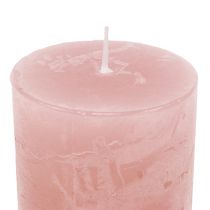 Žvakė sena rožinė 60mm x 80mm dažyta 8vnt