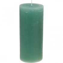 Stulpinės žvakės žalios spalvos 85×200mm 2vnt