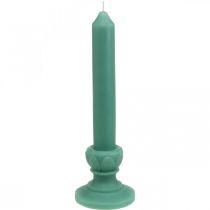 Deco žvakė retro žvakių vaško stalo apdaila žalia 25cm