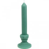 daiktų Deco žvakė retro žvakių vaško stalo apdaila žalia 25cm