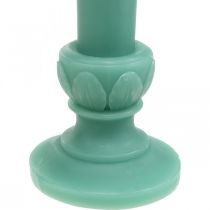 daiktų Deco žvakė retro žvakių vaško stalo apdaila žalia 25cm