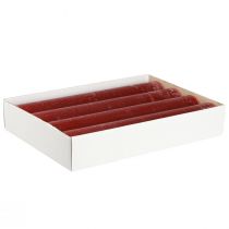 daiktų Žvakės vienspalvės lazdelės žvakės tamsiai raudonos 50×300mm 4 vnt