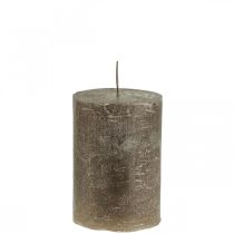 daiktų Stulpinės žvakės vienspalvės žvakės varinės 70x100mm 4 vnt