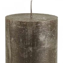 daiktų Stulpinės žvakės vienspalvės žvakės varinės 70x120mm 4 vnt