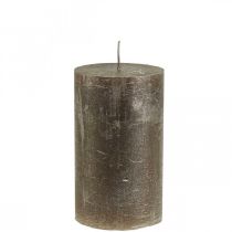 daiktų Stulpinės žvakės vienspalvės žvakės varinės 70x120mm 4 vnt