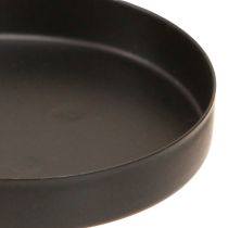 daiktų Žvakidės Advento vainikas metalinės matinės juodos spalvos Ø8cm 4 vnt.