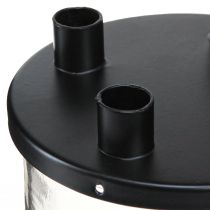 daiktų Žvakių laikiklio stiklas Strypo žvakidės dekoravimo stiklas H11cm Ø10cm