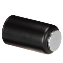 daiktų Apvalus magnetinis žvakidės laikiklis, matinės juodos spalvos, 25 mm skersmens žvakėms, 4 vnt.