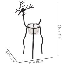 daiktų Žvakidė su arbatine žvake, 28 cm
