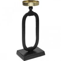 Žvakidė juodo aukso dekoratyvinis ketus Ø10,5cm 36cm