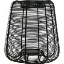 daiktų Žvakidė Black Metal Basket Žvakidė Ø24cm H26cm