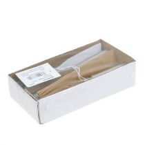 daiktų Žvakių laikiklis sidabrinis lazdinėms žvakėms 15cm 4 vnt