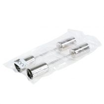 daiktų Žvakidė sidabrinė lazdelinėms žvakėms Ø2,2cm 4 vnt