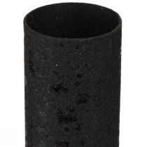 daiktų Žvakių laikiklio lazdelės žvakės su įtvaru metaliniu juodu Ø23mm 4vnt
