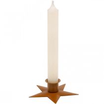 daiktų Žvakidės žvakės Advento žvaigždė rudos Ø9,5cm 4vnt
