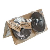 daiktų Rudos spalvos žvakidės, Ø9 cm, 4 vnt.