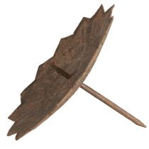 daiktų Žvakidės priklijuojamos Ø11cm, aukštis 8cm, rūdžių efektas, 4 vnt.