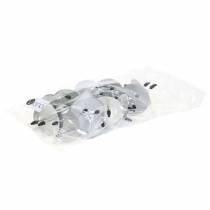 daiktų Įkišamas žvakių laikiklis sidabrinis Ø4,5cm 12 vnt