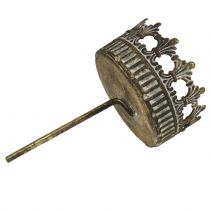 daiktų Žvakidės Advento vainikas antikinio aukso spalvos Ø7cm A12cm 4vnt.