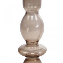 Žvakidė stiklinė žvakidė žvakidė žvakidė 18,5cm 2vnt