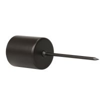 daiktų Žvakidė priklijuojama, juoda, Ø3,2 cm, 4 vnt.