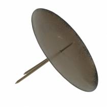 daiktų Įkraunamas žvakių laikiklis 8cm ruda 4 vnt