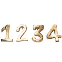 daiktų Advento žvakių smeigtukai, skaičiai nuo 1 iki 4, 4 vnt. rinkinys, 4 cm, 4 vnt.