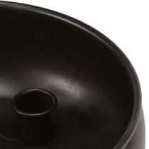 daiktų Žvakių dubuo juoda lazdelė žvakidė su magnetukais Ø20cm