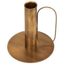Žvakidė metalinė žvakidė žalvario išvaizda Ø10cm