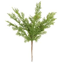 daiktų Dirbtinė pušies šaka su kankorėžiais, 28 cm, 6 vnt.