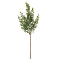 daiktų Dirbtiniu sniegu padengta pušies šaka gėlių kompozicijoms ir Advento dekoracijoms, 40 cm, 3 vnt.