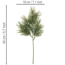 daiktų Dirbtinė pušies šaka žiemos dekoracijoms, 40 cm, 4 vnt.