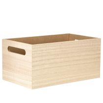 daiktų Maža medinė dėžutė medinė dėžutė gėlių drugelis 30x18cm