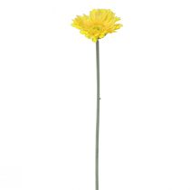 daiktų Dirbtinės gėlės Gerbera geltona 45cm