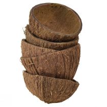 daiktų Kokoso dubenėlio dekoravimas natūralūs kokosų puselės Ø7-9cm 5vnt