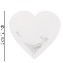 daiktų Konfeti širdelės 5 cm 24 vnt.