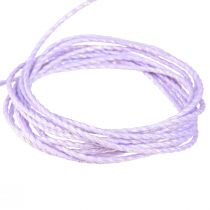 daiktų Virvelė su žėručio violetine dekoratyvine virvele vaivorykštė 15mm 50m