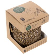 daiktų Garbanota juostelė, leopardo raštas, dovanų juostelė kūrybiškam pakavimui, 10 mm, 100 m