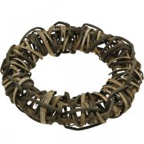 daiktų Vynmedžių vainikas Ø30cm Natūralus durų vainikas Dekoratyvinis vainikas Gluosnis Aukštos kokybės Rankų darbo