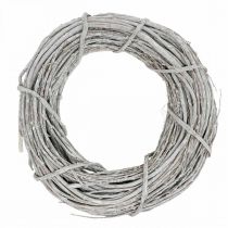 Deco vainikas baltintas Ø35cm Shabby Chic durų vainikas stalo dekoravimas