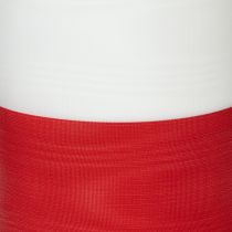 daiktų Muaro baltai raudonos vainikų juostelės 100 mm