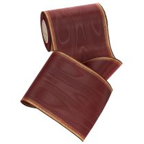 daiktų Vainiko juostelė Moiré 150mm Bordo taftos juostos puošmena