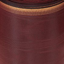 daiktų Vainiko juostelė Moiré 150mm Bordo taftos juostos puošmena