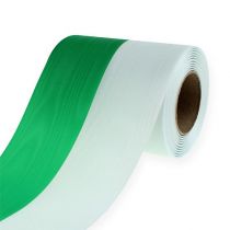 Vainiko juostelės Muaro žalia-balta 100mm 25m