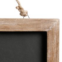 daiktų Lenta vintažinei medinei lentai pakabinti natūrali 40×30cm