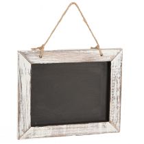 daiktų Lenta vintage juodai balta pakabinimui 24,5×20cm 2vnt