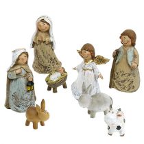 daiktų Gimimo figūrėlės mišinys 4cm -11cm 8 vnt