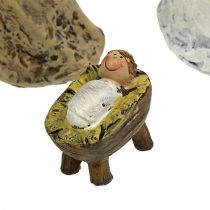daiktų Gimimo figūrėlės mišinys 4cm -11cm 8 vnt