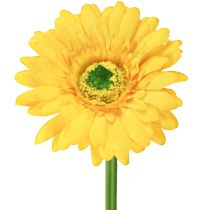 Dirbtinės gėlės Gerbera Sun Yellow Garden Gėlė 47cm