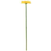 daiktų Dirbtinės gėlės Gerbera Sun Yellow Garden Gėlė 47cm
